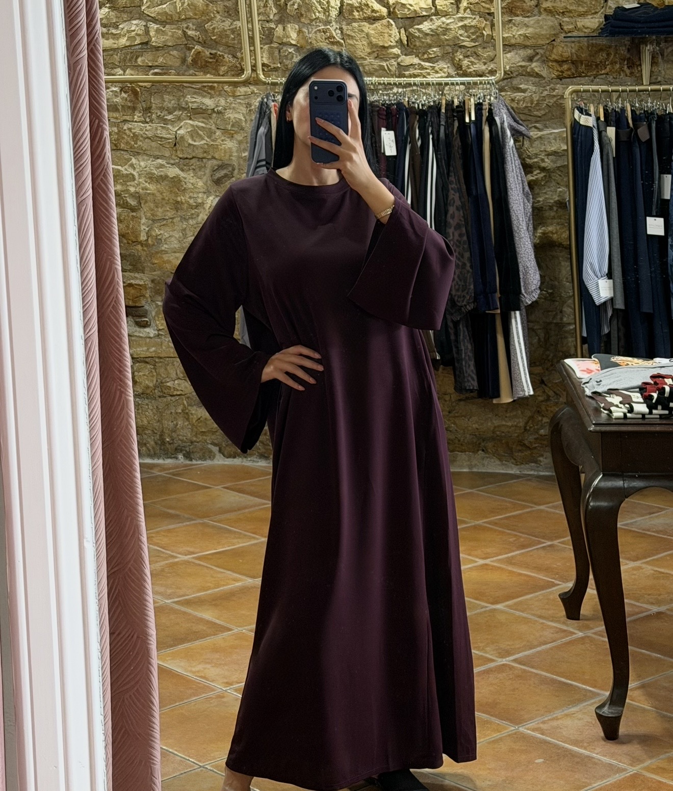 maxi φόρεμα μακό Ματζέντα maxi φόρεμα μακό Ματζέντα