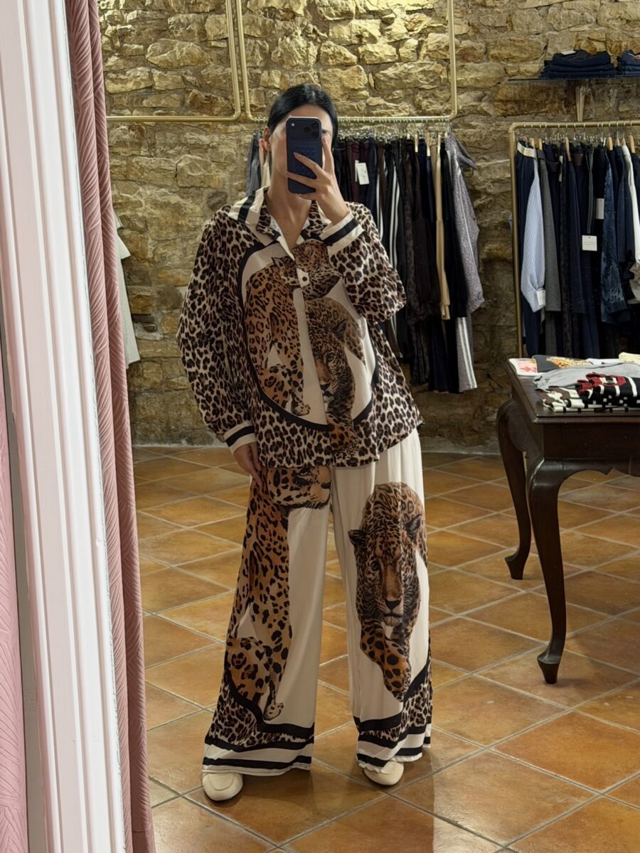 Σετ με leopard print