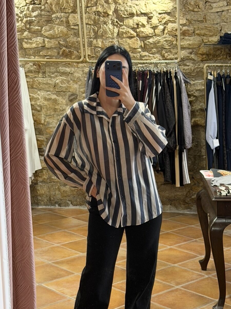 Πουκάμισο ριγέ navy blue