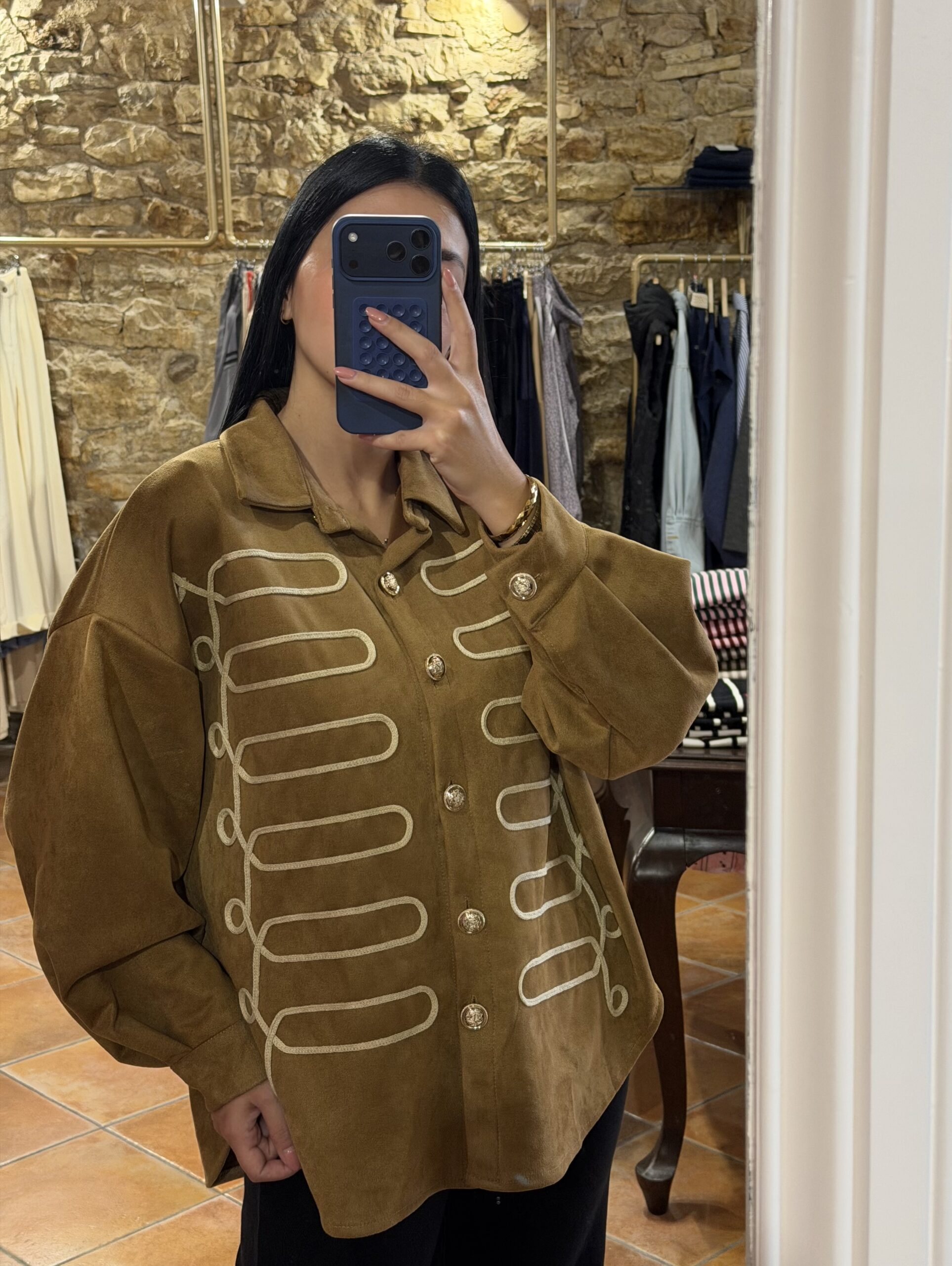 overshirt με κέντημα Ταμπά overshirt με κέντημα Ταμπά